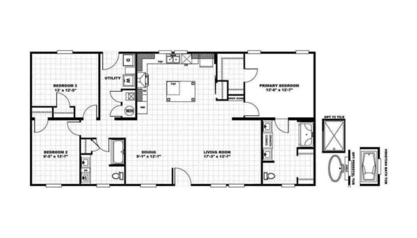 Mobile Home Size 28x56 (over 1,500 Sq Ft!), 3 bedroom 2baths - Image 12