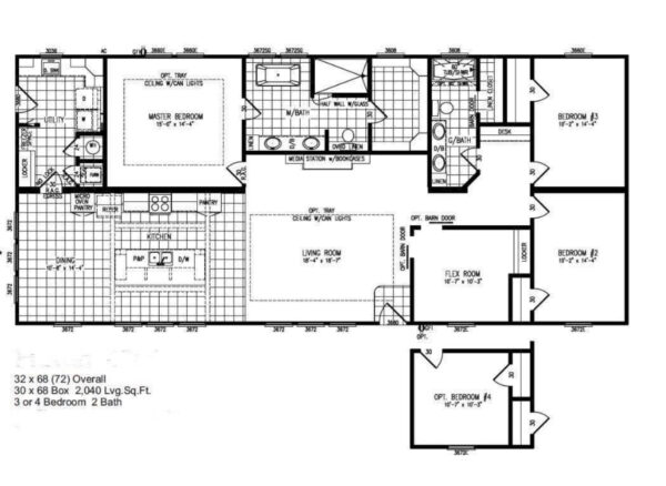 Mobile Home The Winston 4bedroom 2 baths, 2040sqft - Image 22